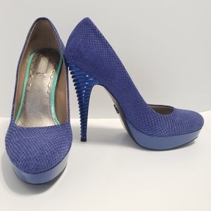 👠👠RACHEL Kamaria blue 4" platform pump stilettos